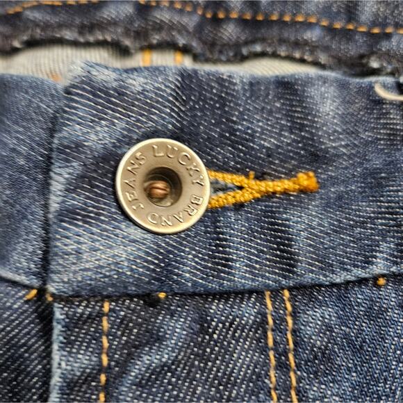 Lucky Brand Sweet Jean Crop Medium Wash Denim Cropped  Jeans Size 6 - Picture 7 of 11